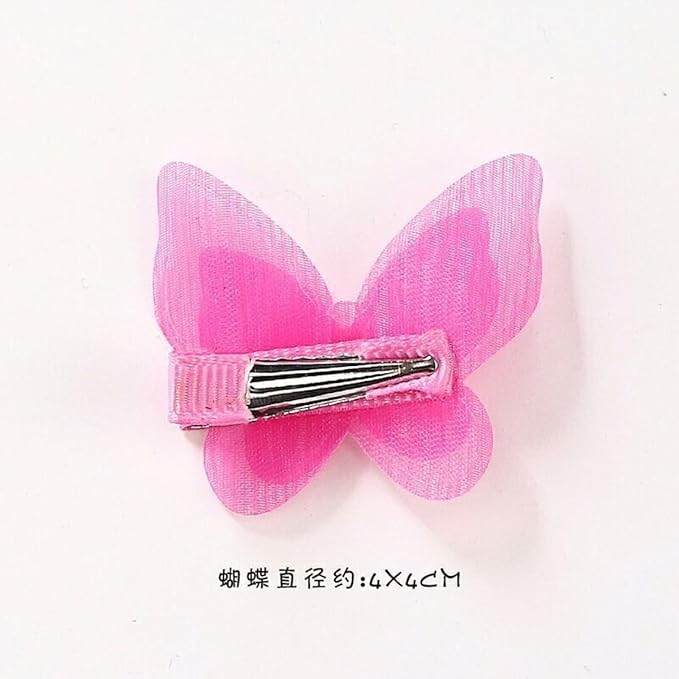 5pcs Multicolour Stochastic Dog hair clip bow,Butterfly with pearl Style hair clip barrette for Girls Cat Dog Puppy Hair Bowknot Grooming Accessories Attachment photo prop Apparel and Accessories
