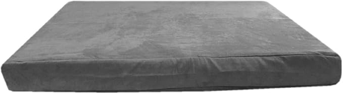 55''x47''x4'' Microsuede Gray Color Duvet Gusset Comfort Durable Zipper Dog Bed Case