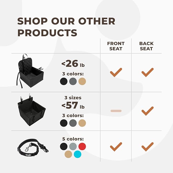 12"-37" Wuglo Dog Seat Belt