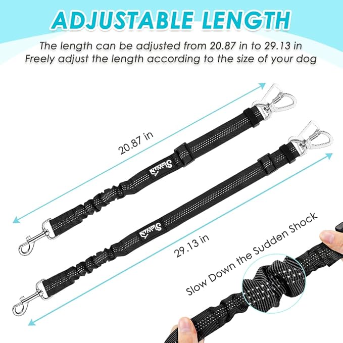 SlowTon Dog Seat Belt Harness for Car