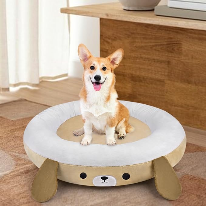 Calming Dog Bed & Cat Bed 21inch Cute
