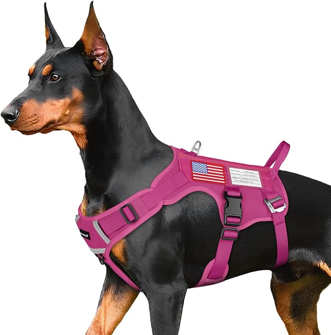 FAYOGOO Tactical Dog Harness for Large Dogs