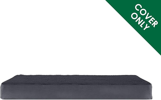 Furhaven Replacement Dog Bed Cover Terry & Suede Mattress