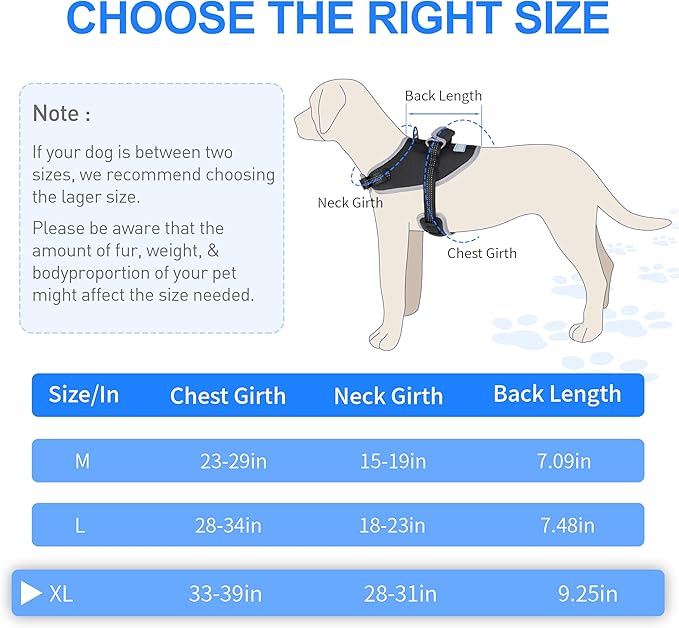 Tactical Dog Harness for Large Dogs