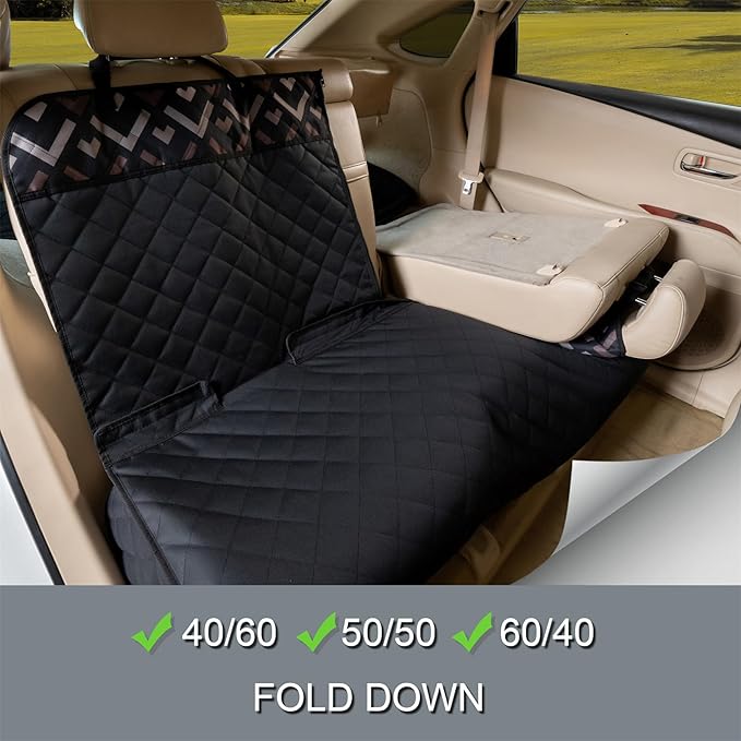 Back Car Seat Cover for Dogs