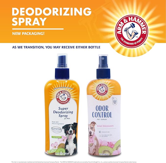 Arm & Hammer for Pets Super Deodorizing Spray for Dogs 8 Ounces