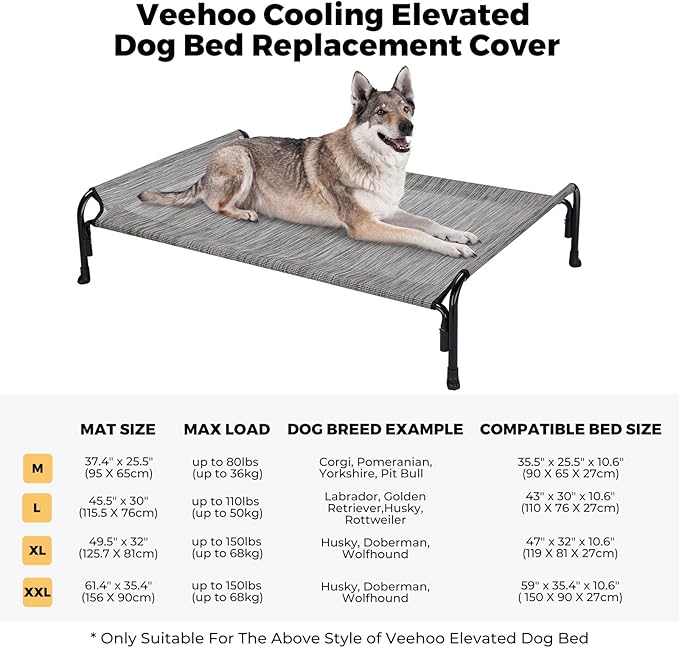 Veehoo Dog Bed Replacement Cover for CWC2204