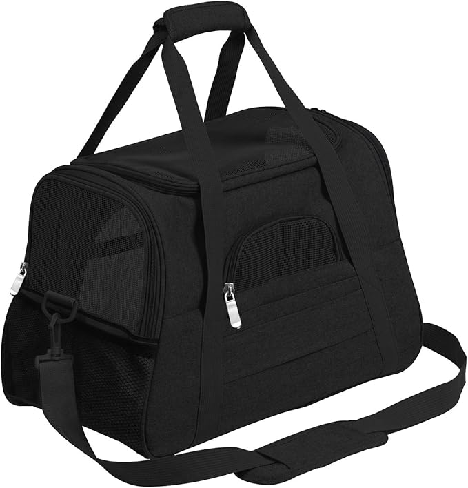 Prodigen Cat Carrier Dog Carrier for Medium Dogs Dog Travel Crate Soft Slided Collapsible Pet Travel Carrier (20.5" W 13.5" H 10" D)