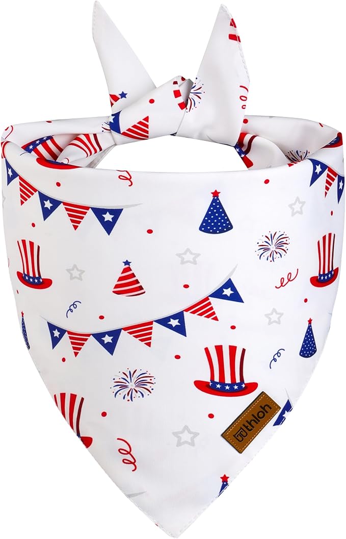 4th of July Dog Bandanas 2 Pack