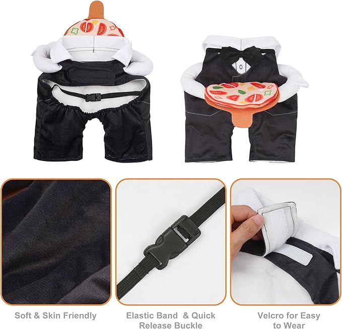 cyeollo Waiter Dog Halloween Costume