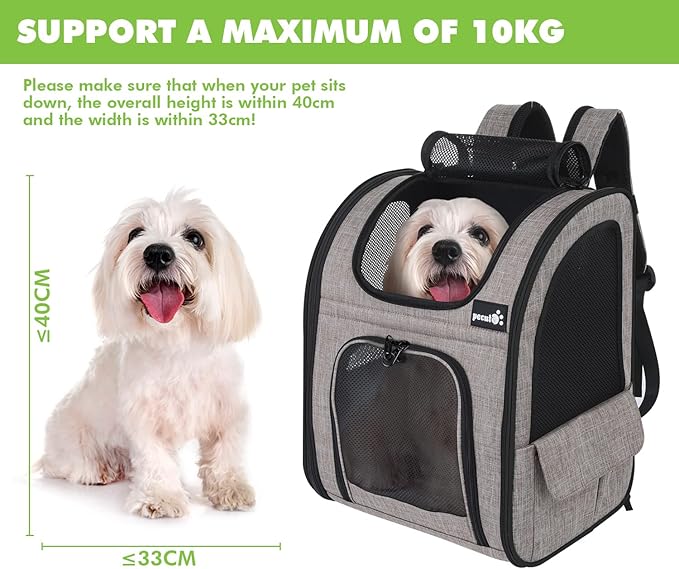 Pecute Pet Carrier Backpack 18 Lbs