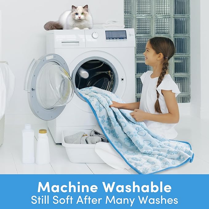 Stuffed 3pcs Premium Soft Dog Blankets for Small Dogs 24 * 32 inche,