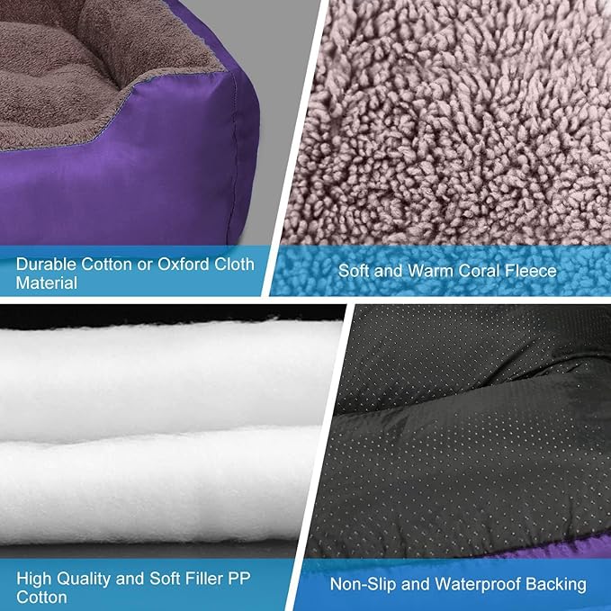 PUPPBUDD Dog Beds for Medium Dogs