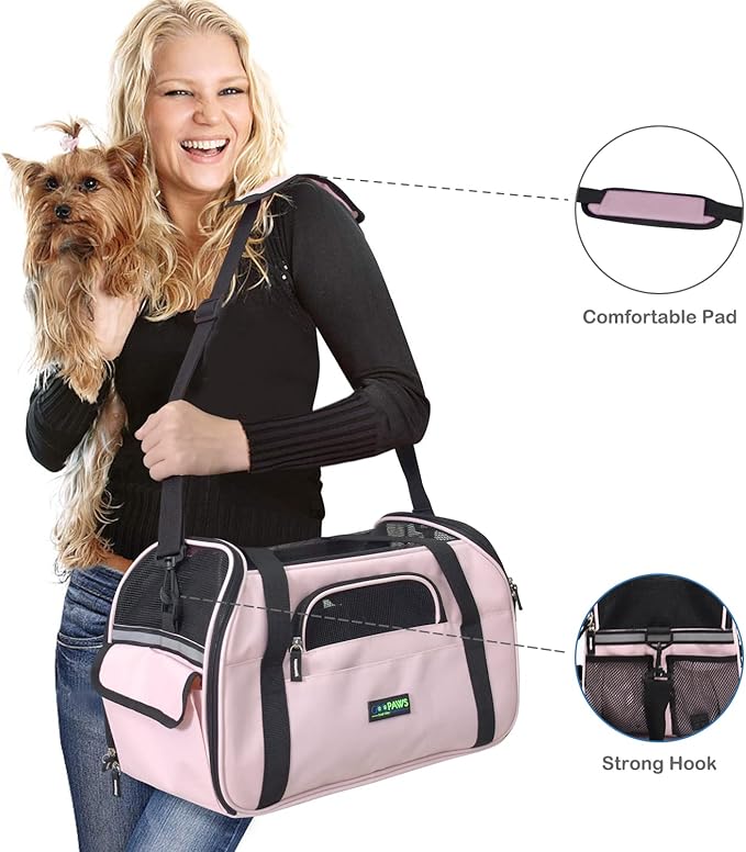 JESPET Soft-Sided Kennel Pet Carrier for Small Dogs
