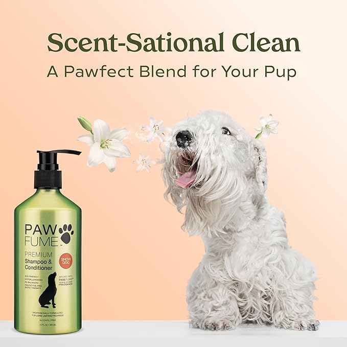 Pawfume Dog Shampoo and Conditioner – Hypoallergenic Dog
