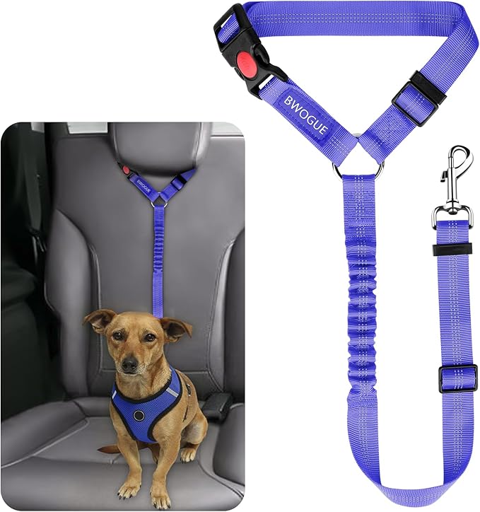 BWOGUE Pet Dog Cat Seat Belts (1 Pack)