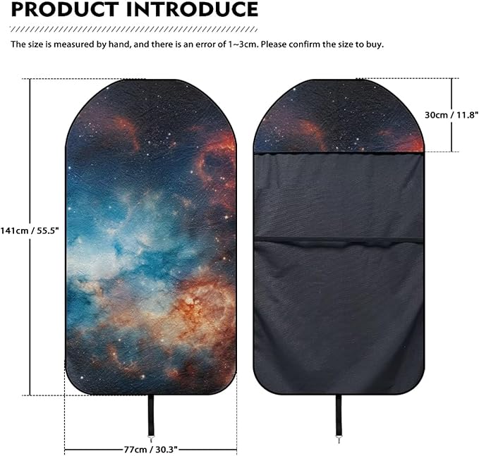 Yewattles Sky Pattern Universal Waterproof Seat Cover