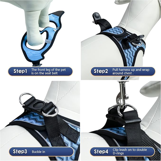 YIMEIS Dog Harness and Leash Set