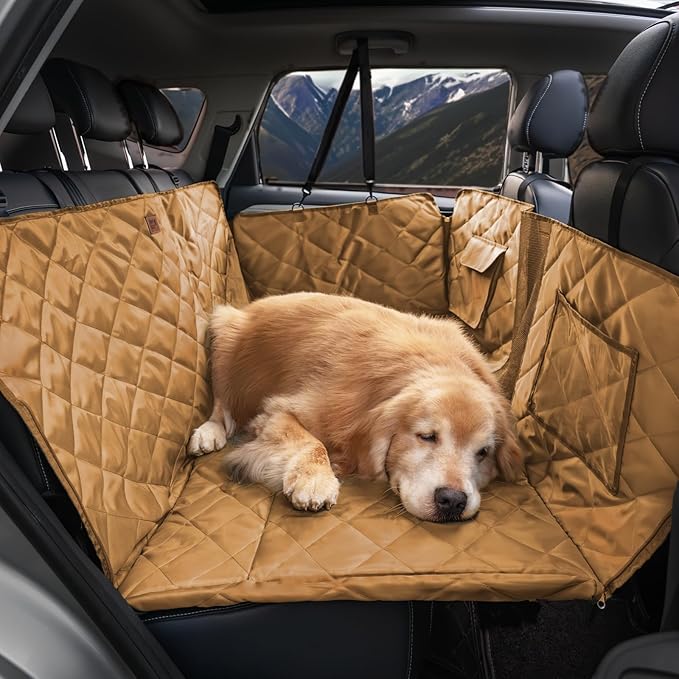 FUNNYFUZZY back seat extender for dogs 100% Waterproof