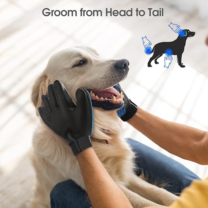 Upgrade Efficient Pet Hair Remover Gloves 1 Pair