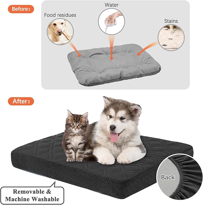 Dog Bed Covers Replacement Washable 30Lx20Wx6H Inches