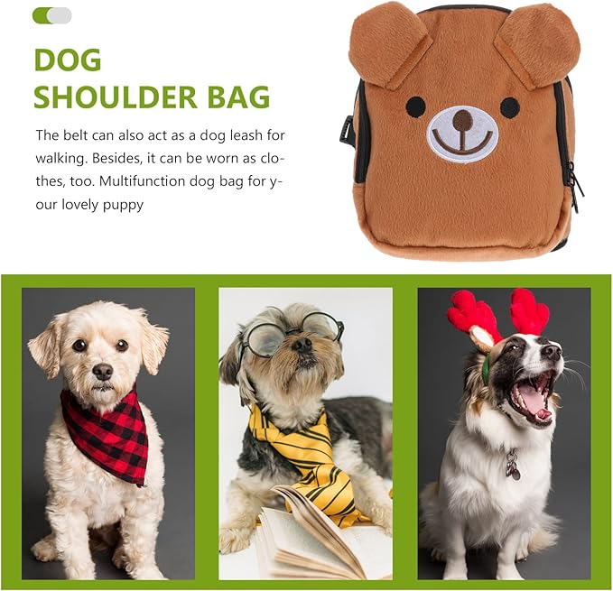 UEETEK Dog Backpack Saddlebag Adjustable Pet Harness Bag