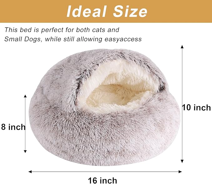Dog Beds for Small Dogs 16" x 16")