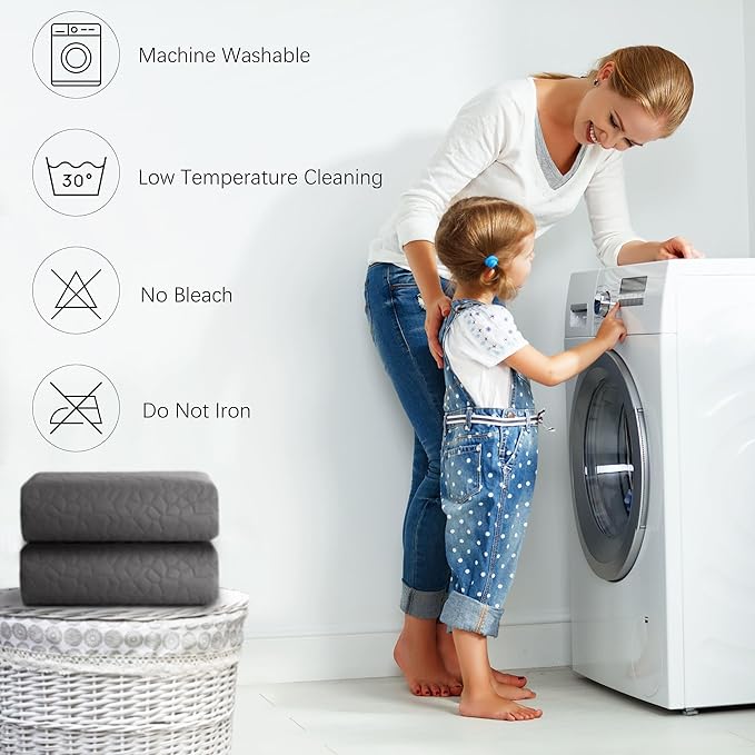 Waterproof Dog Blanket Dogs-82x102,Darkgrey