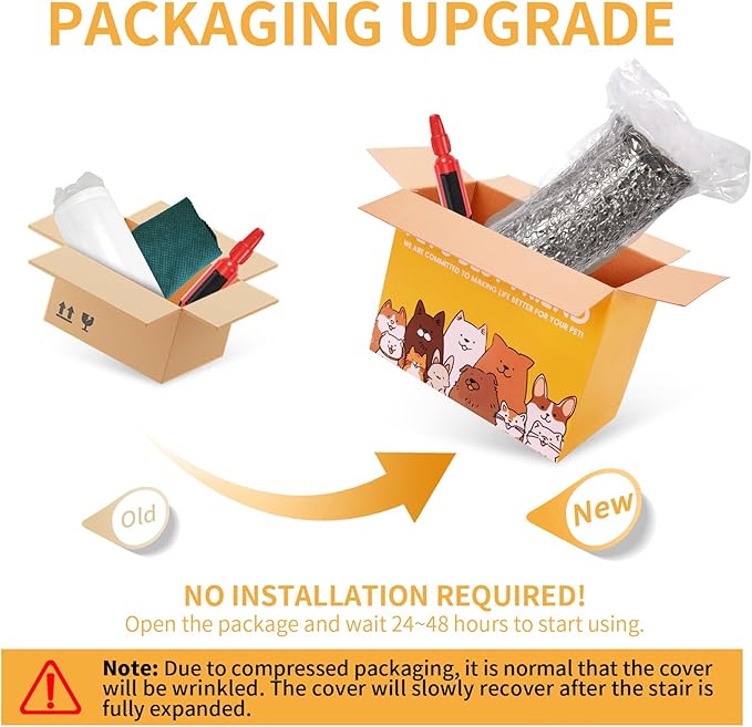 Topmart High Density Foam Pet Steps 2 Tiers 11.8" High,Non-Slip