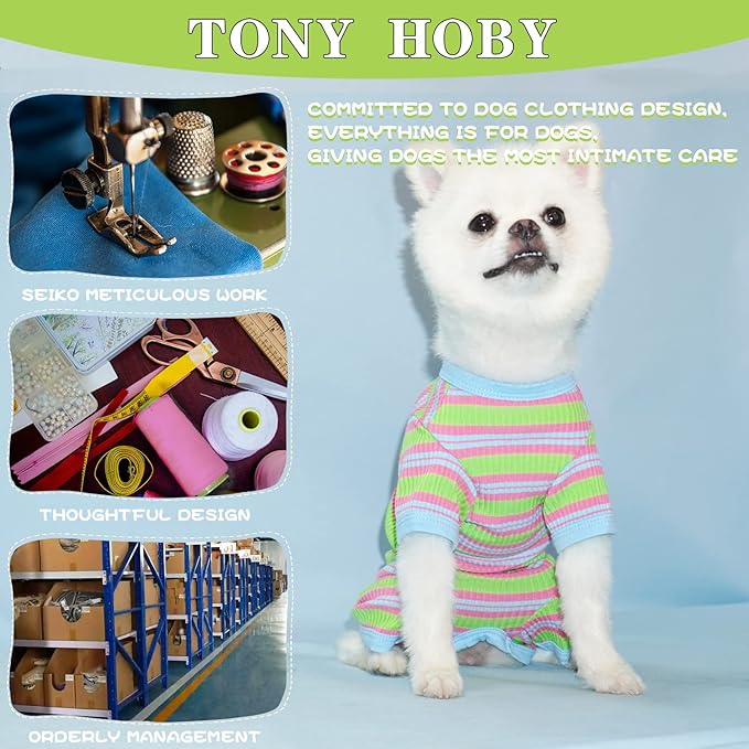 TONY HOBY Dog Pajamas 4 Legged