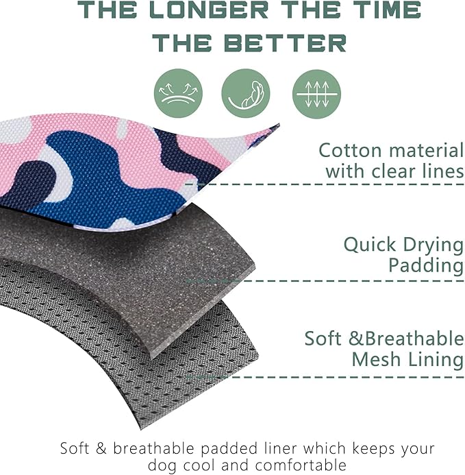 BUMBIN Tactical Dog Harness for Large Dogs No Pull