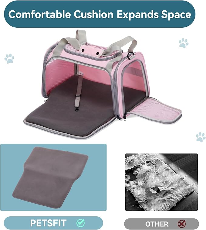 PETSFIT Cat Carrier for Large Cats 25 Lbs,