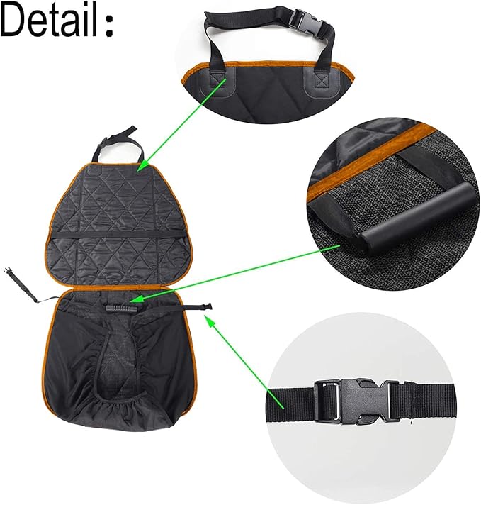 AsFrost Dog Car Seat Cover for Cars SUVs Trucks 600D Oxford 2 Pack