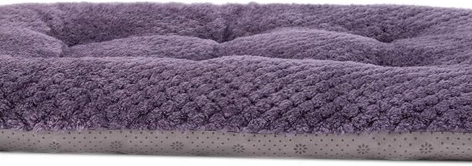 WONDER MIRACLE Fuzzy Deluxe Pet Beds (15" x 23", S-Grape