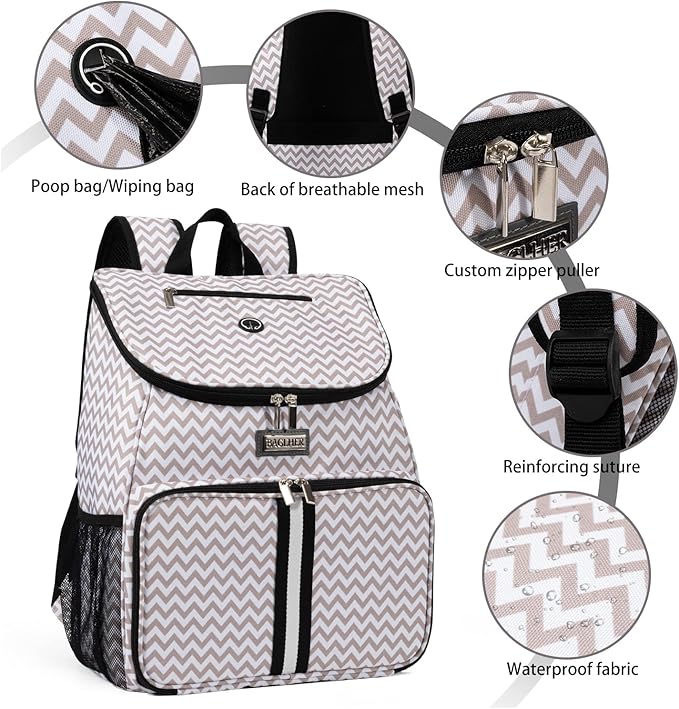 BAGLHER丨Dog Travel Bag 2 Silicone 2 Food