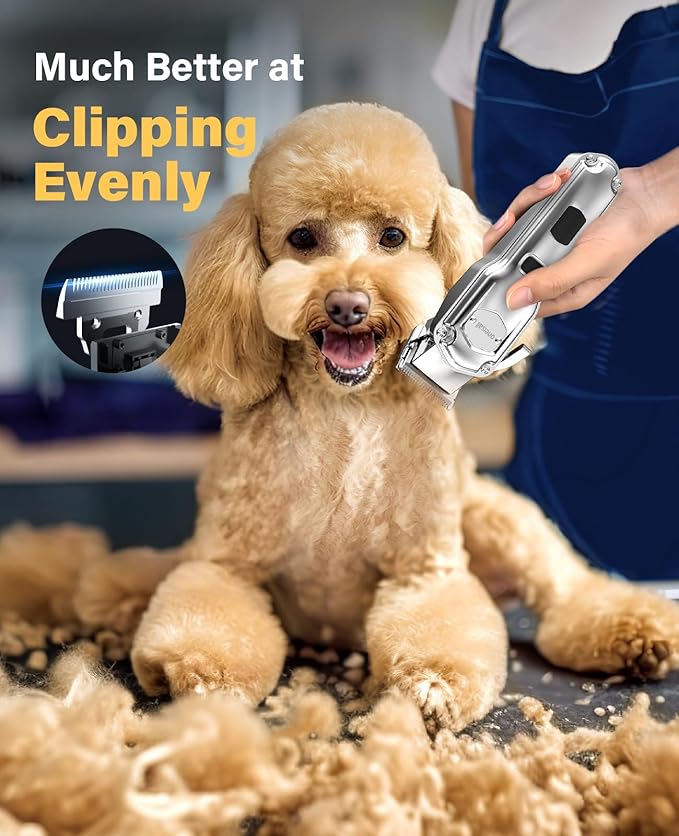 oneisall Dog Grooming Kit for Heavy Thick Hair&Coats/Low