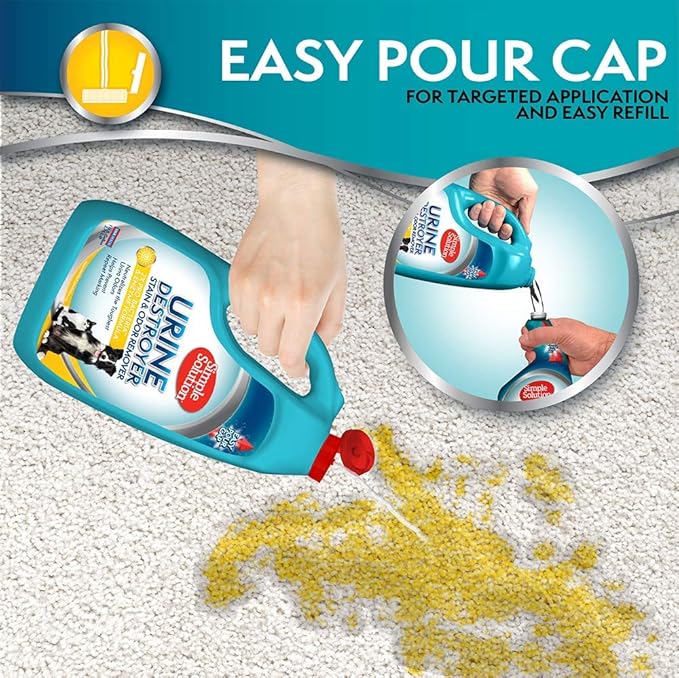 Simple Solution Pet Urine Destroyer 2X Pro-Bacteria 1 Gallon, 128 oz