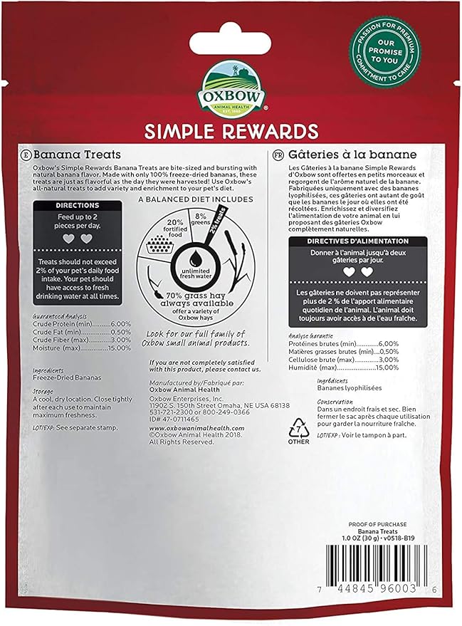 Oxbow 2 Flavor Bundle of Simple Rewards Small