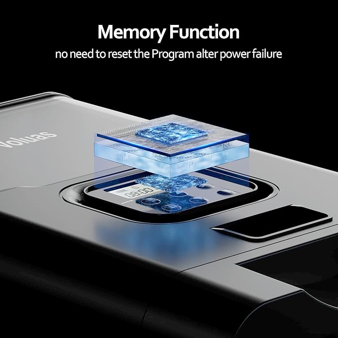 VOLUAS Cat Dry Food Dispenser with Timer 4 Meals 10s Voice