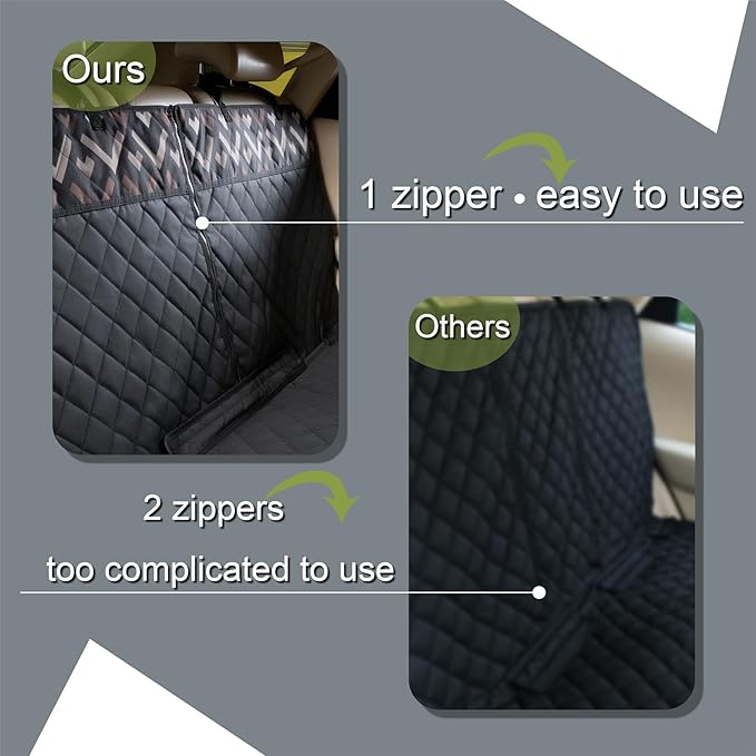 Back Car Seat Cover for Dogs