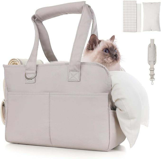 Dog Carrier Airline Approved for Pet 15 Lbs,