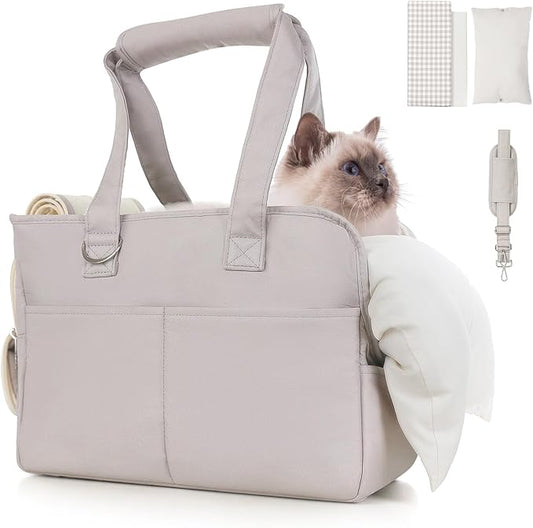 Dog Carrier Airline Approved for Pet 15 Lbs,