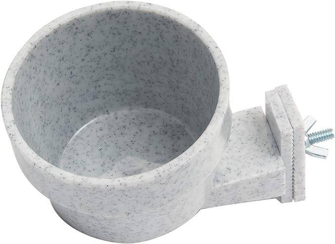 Lixit Quick Lock Removable Dog Kennel Bowls for Wire and Soft Sided Crates (10oz Wire Crate
