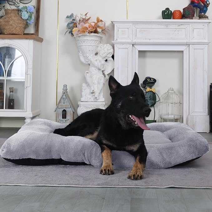 Crate Beds for Large Dogs Soft and Cozy 42 Inch 80 lbs