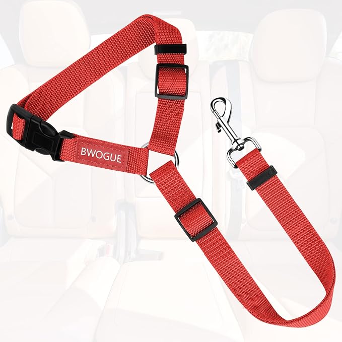 BWOGUE Pet Dog Cat Seat Belts (1 Pack)
