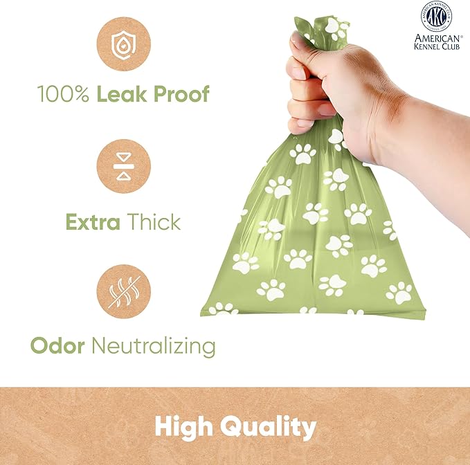 AKC Dog Poop Bags 16 Refill 240 Count