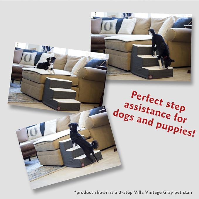 Majestic Pet 4 Step Portable Dog Stairs 25 lbs