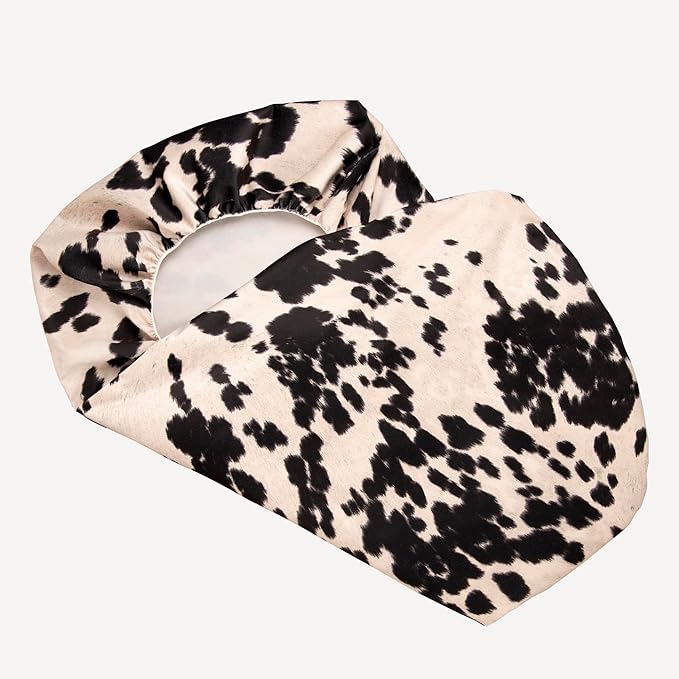 Western Brown Cow Print Faux Cowskin Dog Bed Covers Soft Replacement Washable 29x41 Inches, 29 x 41 x 6)
