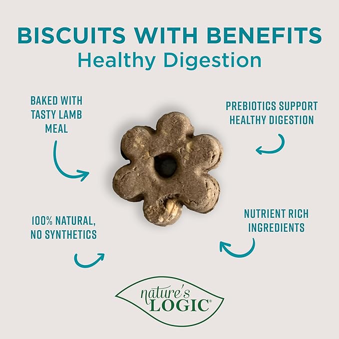 Nature's Logic Biscuits with Benefits Healthy Digestion 12oz