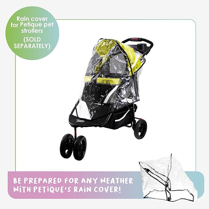 Petique Revolutionary Durable Pet Stroller 55LBS -